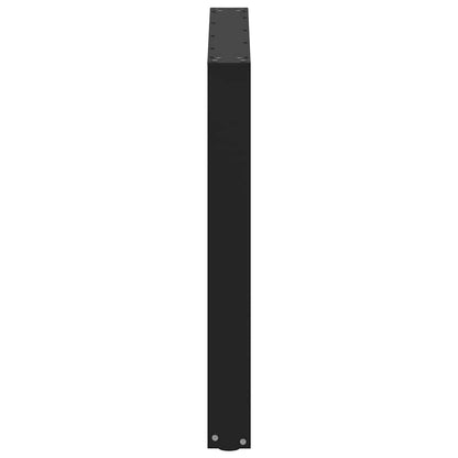Salontafelpoten 2 st U-vormig 90x(72-73) cm staal zwart