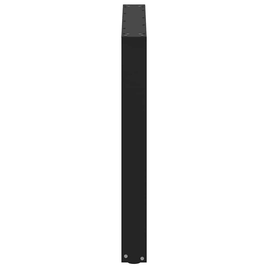 Salontafelpoten 2 st U-vormig 90x(72-73) cm staal zwart