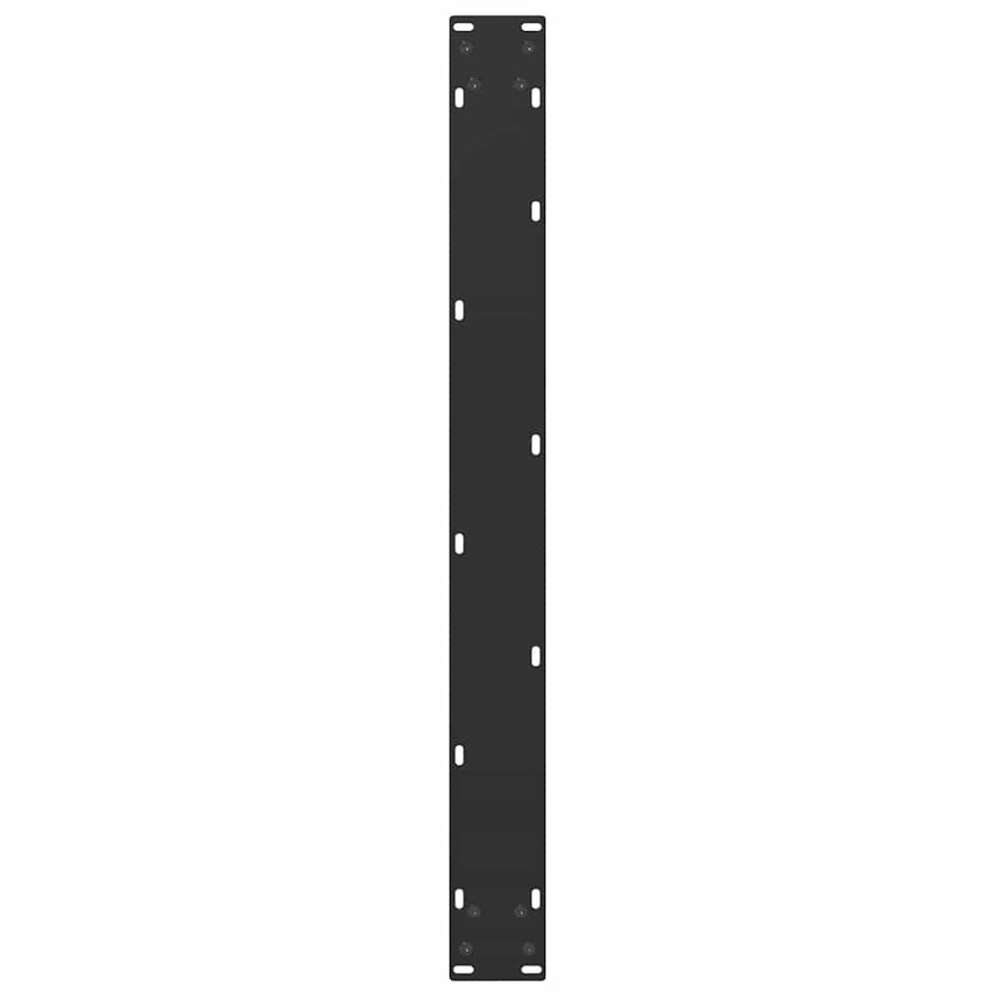 Salontafelpoten 2 st U-vormig 90x(72-73) cm staal zwart