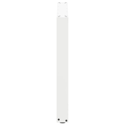 Salontafelpoten 2 st U-vormig 90x(72-73) cm staal wit