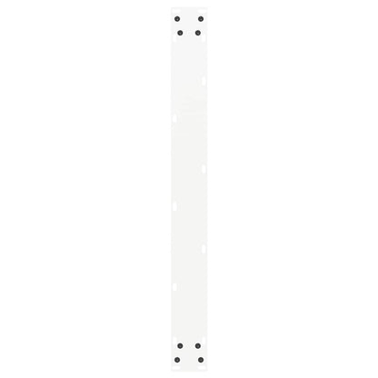 Salontafelpoten 2 st U-vormig 90x(72-73) cm staal wit