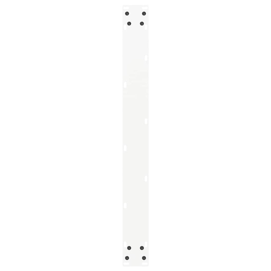 Salontafelpoten 2 st U-vormig 90x(72-73) cm staal wit