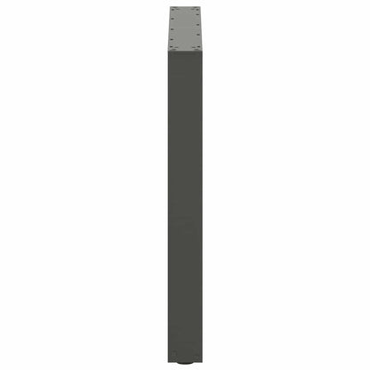 Salontafelpoten 2 st U-vormig 90x(72-73) cm staal antraciet