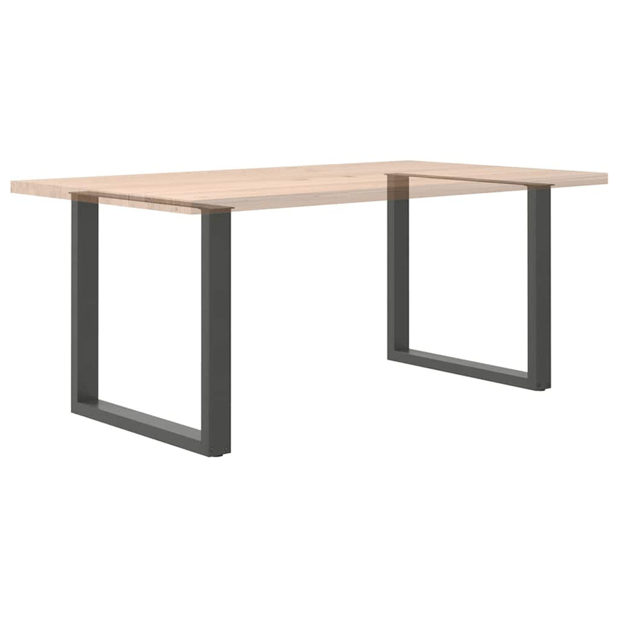 Salontafelpoten 2 st U-vormig 90x(72-73) cm staal antraciet