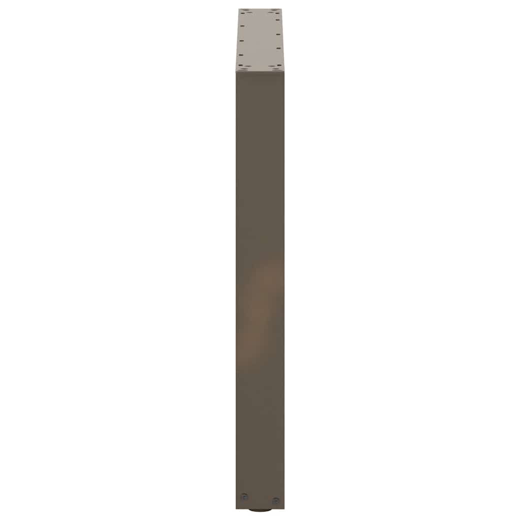 Eettafelpoten U-Vormig Staal Naturel 2 90 x (72-73) cm