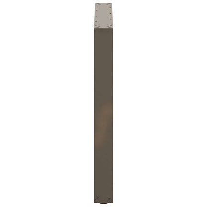 Eettafelpoten U-Vormig Staal Naturel 2 90 x (72-73) cm