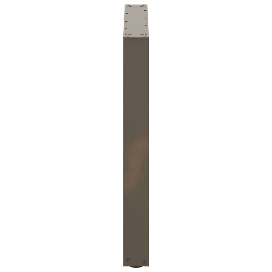 Eettafelpoten U-Vormig Staal Naturel 2 90 x (72-73) cm