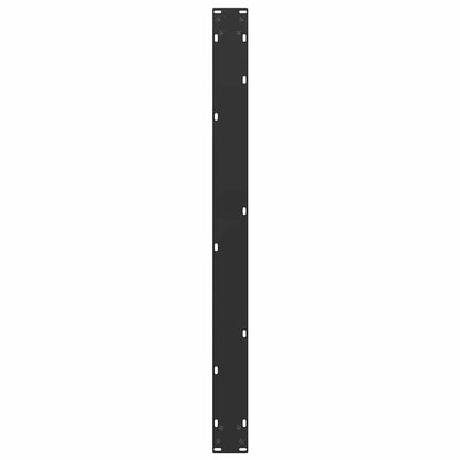 Salontafelpoten 2 st U-vormig 100x(72-73) cm staal zwart