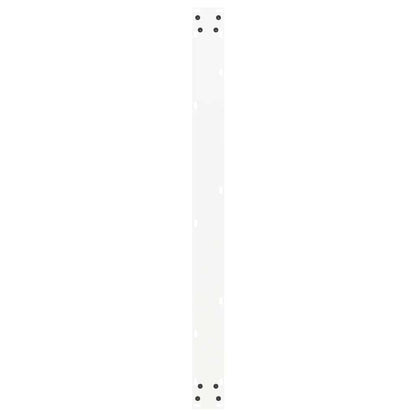Salontafelpoten 2 st U-vormig 100x(72-73) cm staal wit
