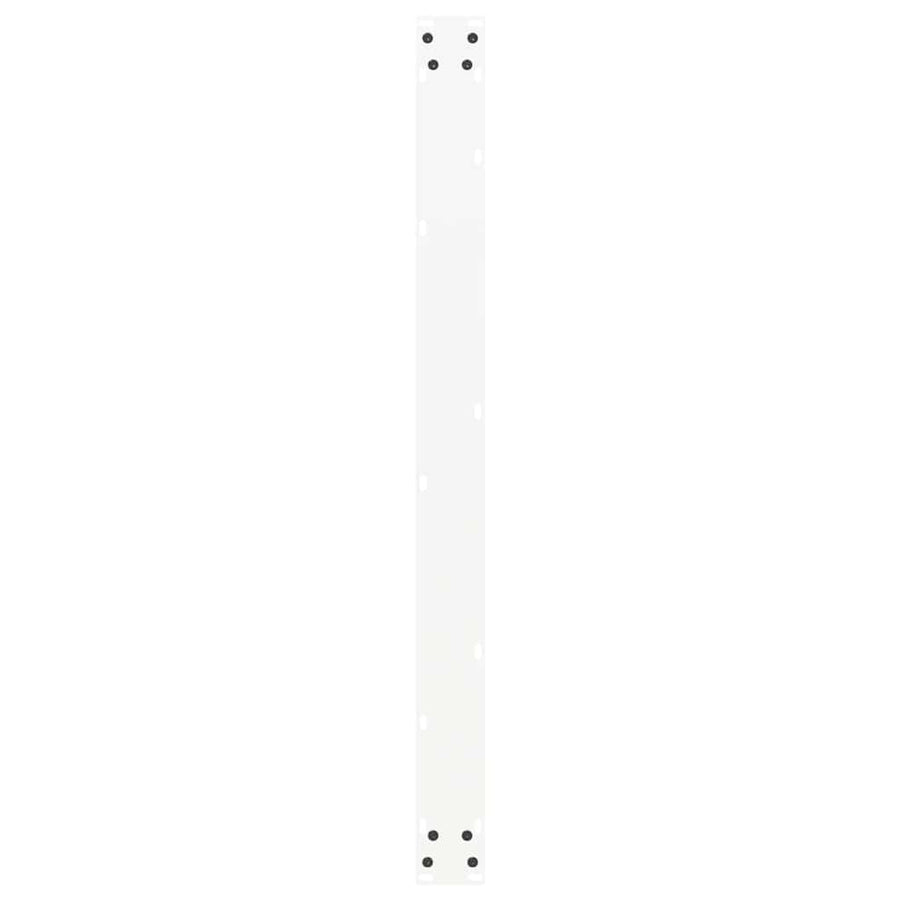 Salontafelpoten 2 st U-vormig 100x(72-73) cm staal wit