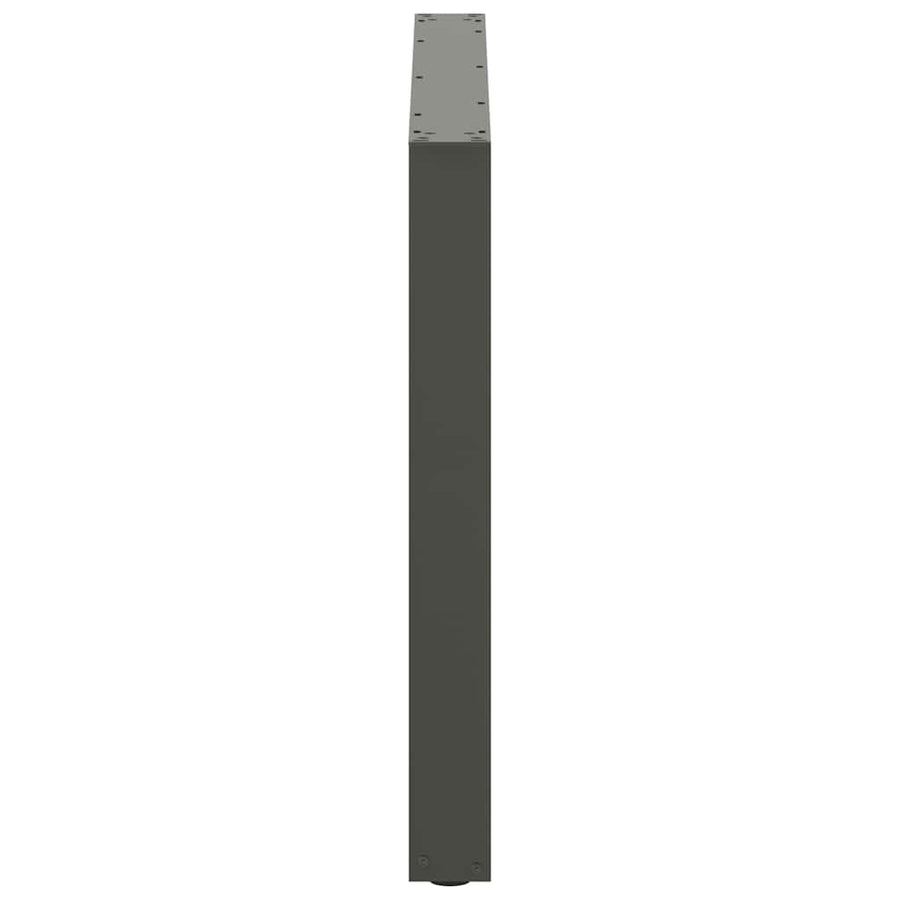 Salontafelpoten 2 st U-vormig 100x(72-73) cm staal antraciet