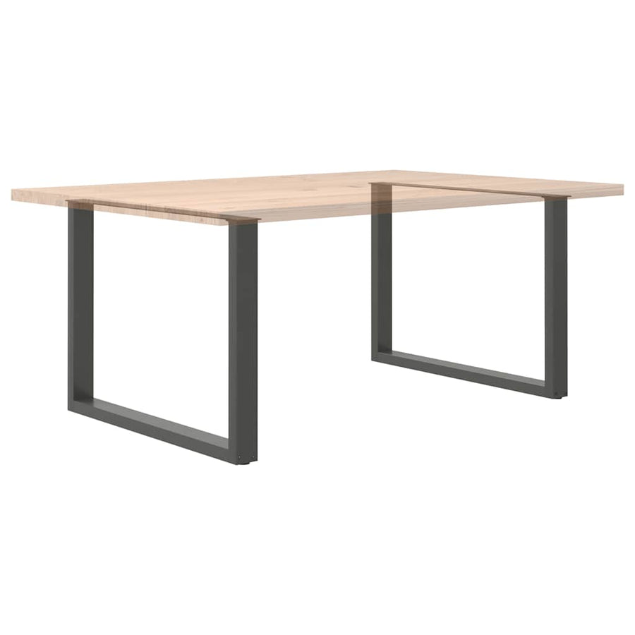 Salontafelpoten 2 st U-vormig 100x(72-73) cm staal antraciet