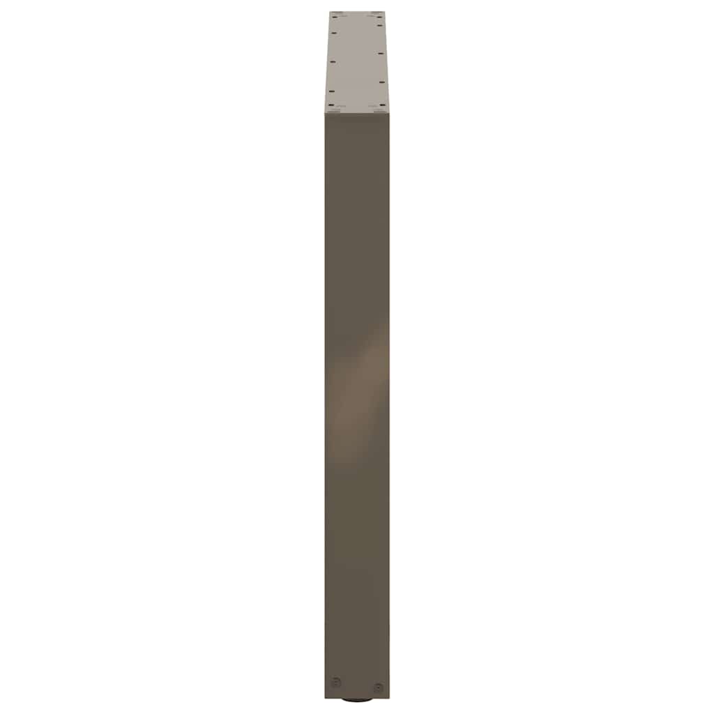 Eettafelpoten U-Vormig Staal Naturel 2 100 x (72-73) cm