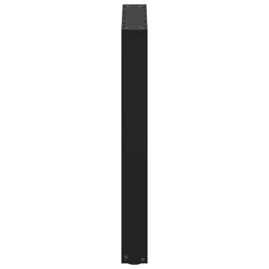 Salontafelpoten 3 st U-vormig 70x(72-73) cm staal zwart