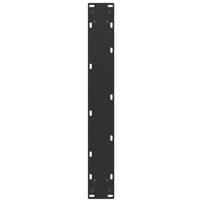 Salontafelpoten 3 st U-vormig 70x(72-73) cm staal zwart