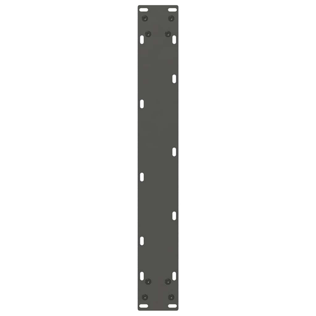 Salontafelpoten U-Vormig Staal Naturel 3 70 x (72-73) cm