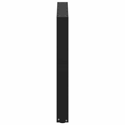 Salontafelpoten 3 st U-vormig 80x(72-73) cm staal zwart