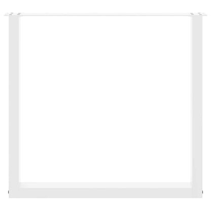 Salontafelpoten 3 st U-vormig 80x(72-73) cm staal wit