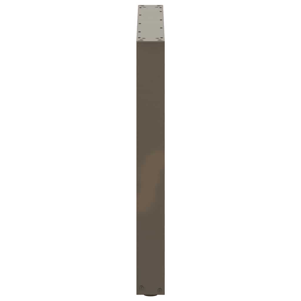 Salontafelpoten U-Vormig Staal Naturel 3 80 x (72-73) cm