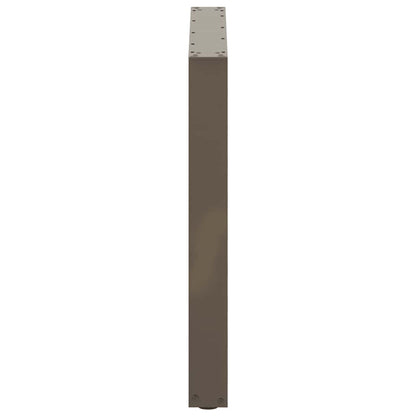 Salontafelpoten U-Vormig Staal Naturel 3 80 x (72-73) cm