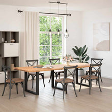 Salontafelpoten 3 st U-vormig 90x(72-73) cm staal zwart