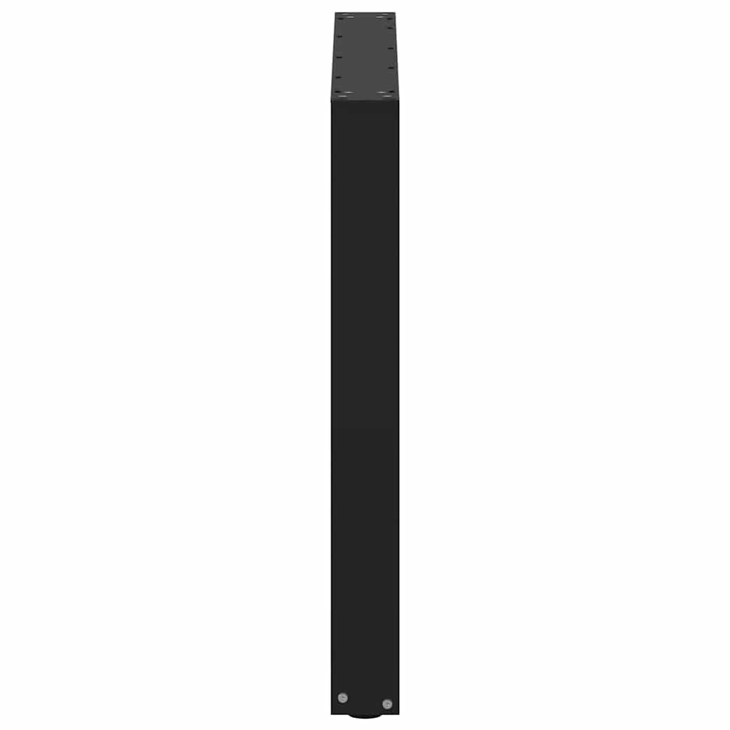 Salontafelpoten 3 st U-vormig 90x(72-73) cm staal zwart