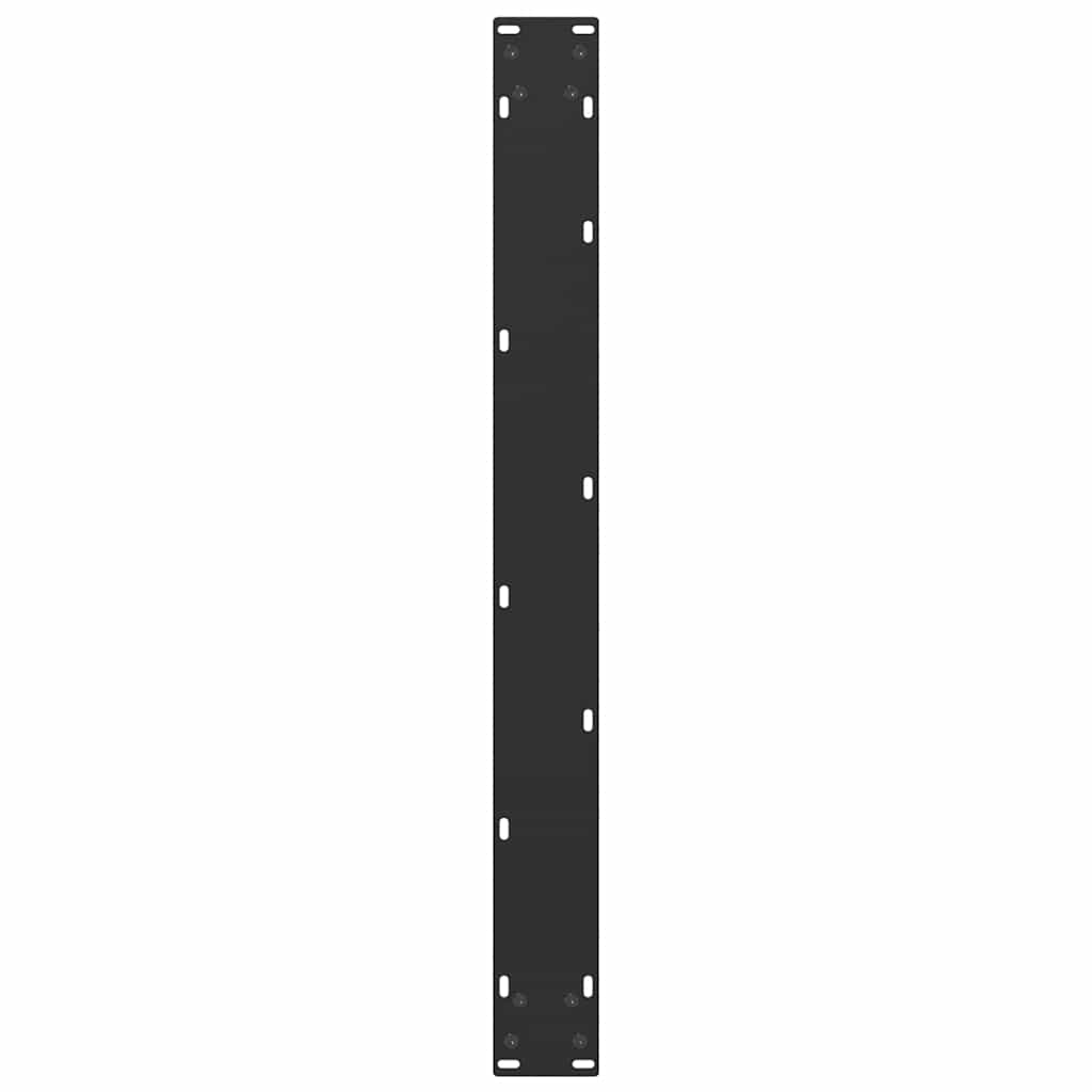 Salontafelpoten 3 st U-vormig 90x(72-73) cm staal zwart