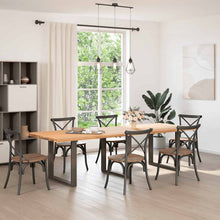 Salontafelpoten U-Vormig Staal Naturel 3 90 x (72-73) cm