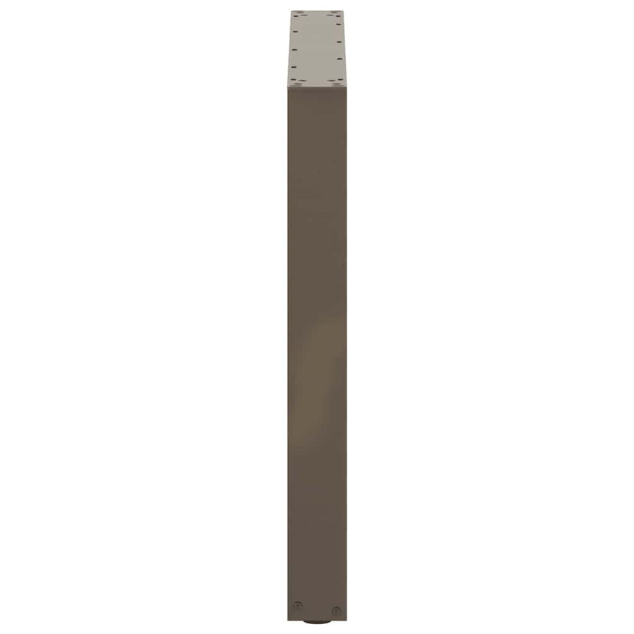 Salontafelpoten U-Vormig Staal Naturel 3 90 x (72-73) cm