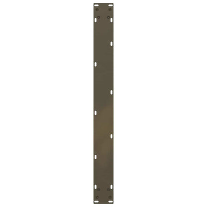 Salontafelpoten U-Vormig Staal Naturel 3 90 x (72-73) cm
