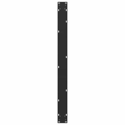 Salontafelpoten 2 st U-vormig 100x(72-73) cm staal zwart