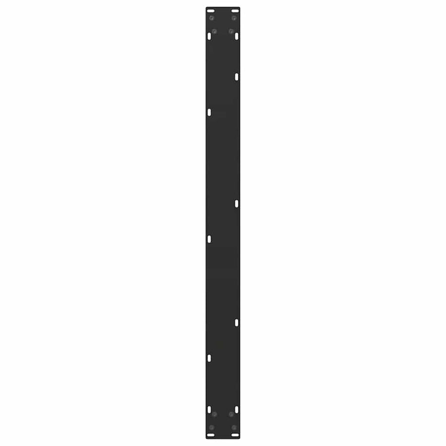 Salontafelpoten 2 st U-vormig 100x(72-73) cm staal zwart