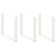 Tafelpoten U-vormig 100x72 cm staal wit 2 stuks