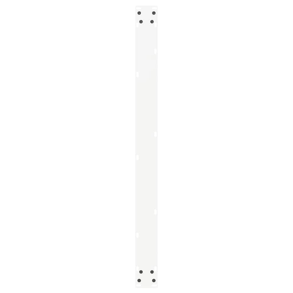 Salontafelpoten 2 st U-vormig 100x(72-73) cm staal wit