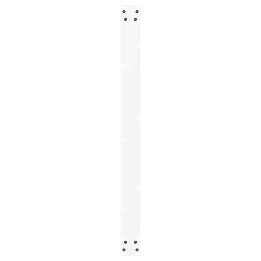 Salontafelpoten 2 st U-vormig 100x(72-73) cm staal wit