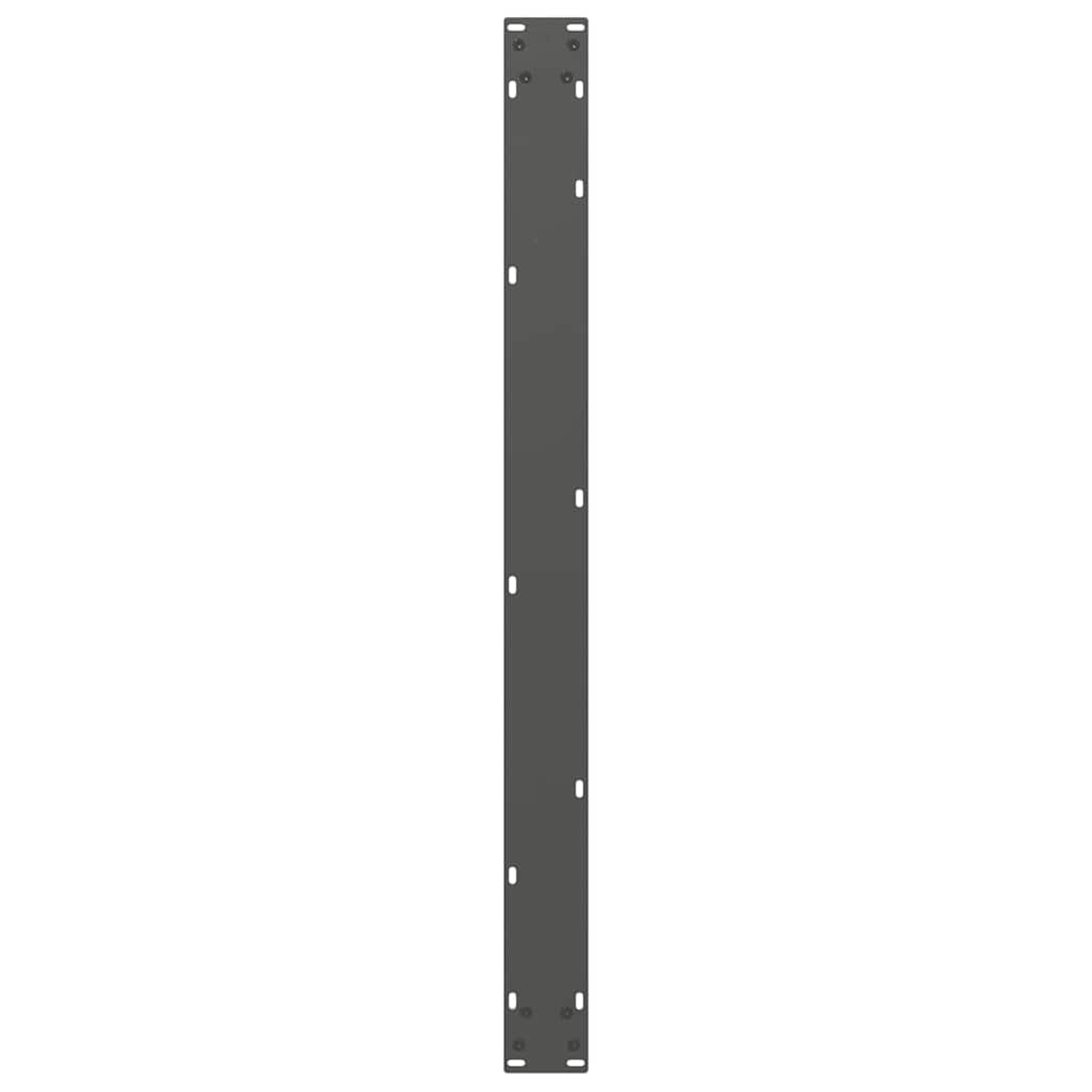 Salontafelpoten 2 st U-vormig 100x(72-73) cm staal antraciet