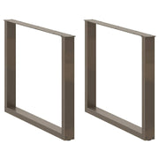Eettafelpoten U-vorm 100x72-73 cm staal