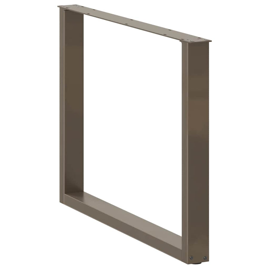Eettafelpoten U-Vormig Staal Naturel 3 100 x (72-73) cm