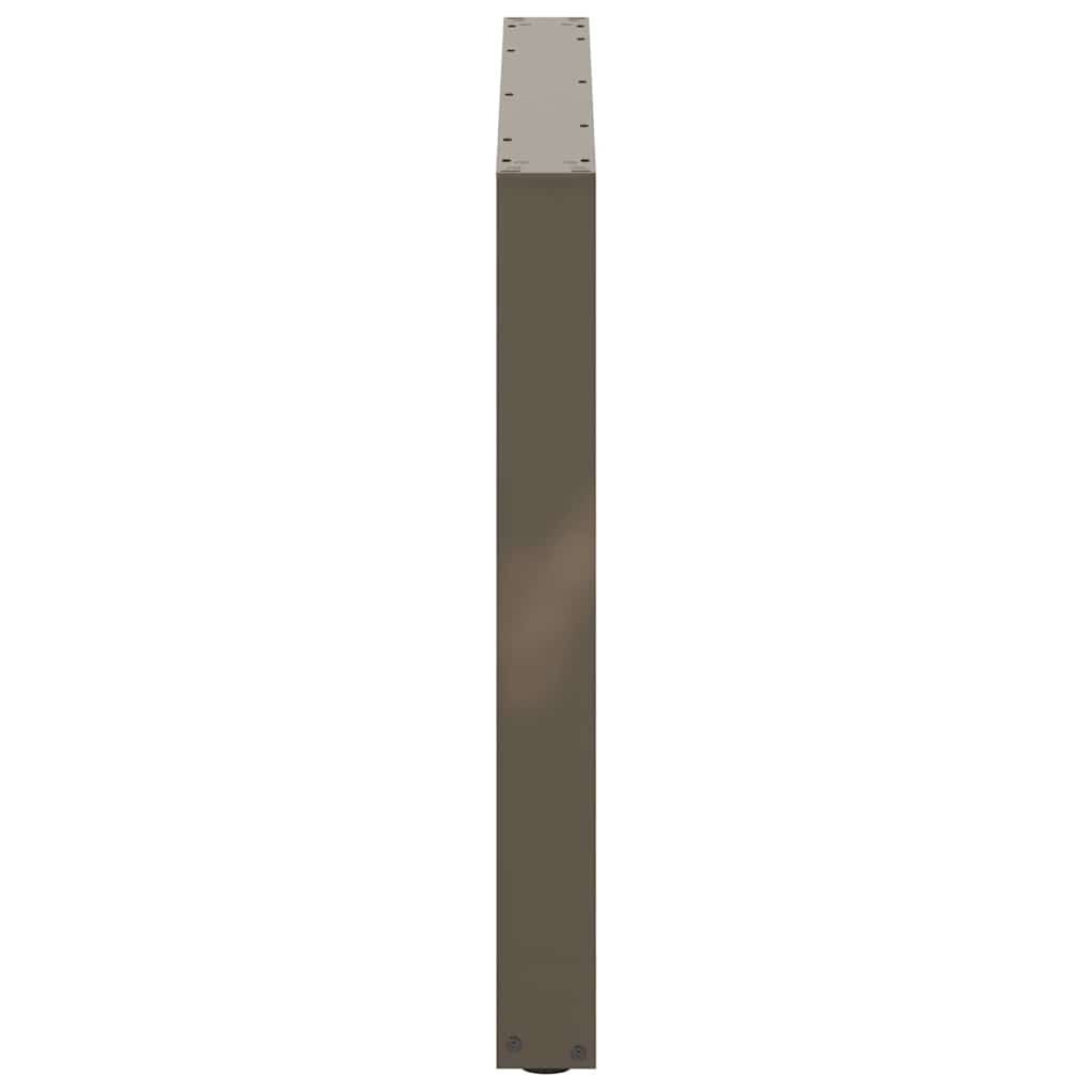 Eettafelpoten U-Vormig Staal Naturel 3 100 x (72-73) cm