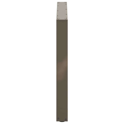 Eettafelpoten U-Vormig Staal Naturel 3 100 x (72-73) cm