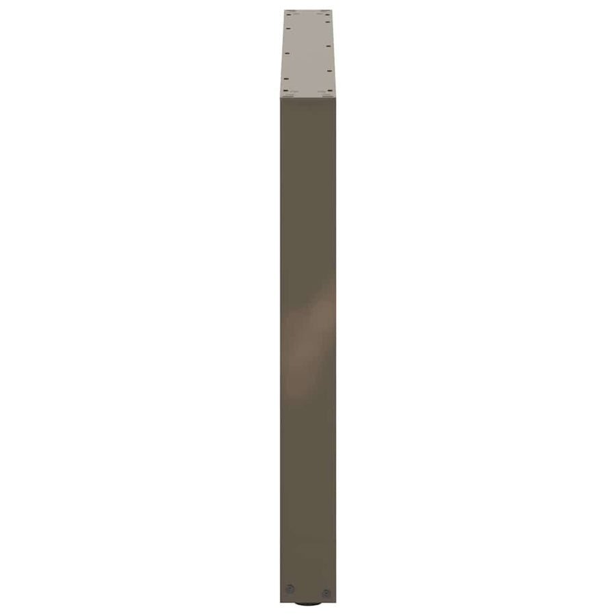 Eettafelpoten U-Vormig Staal Naturel 3 100 x (72-73) cm