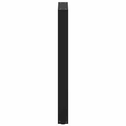 Salontafelpoten 2 st U-vormig 40x(90-91) cm staal zwart