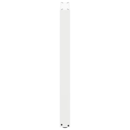 Salontafelpoten 2 st U-vormig 40x(90-91) cm staal wit