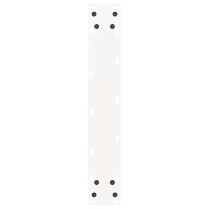 Salontafelpoten 2 st U-vormig 40x(90-91) cm staal wit