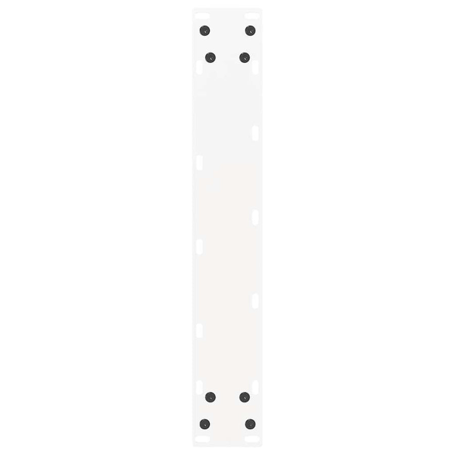 Salontafelpoten 2 st U-vormig 40x(90-91) cm staal wit