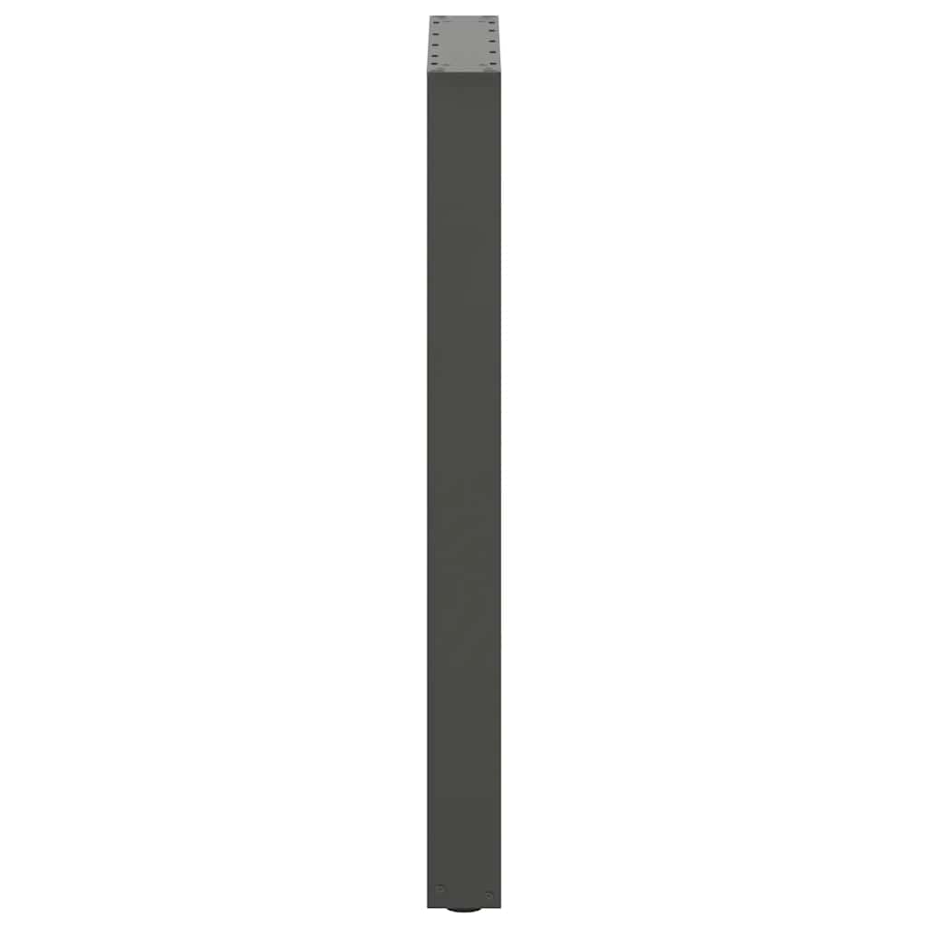 Salontafelpoten 2 st U-vormig 40x(90-91) cm staal antraciet