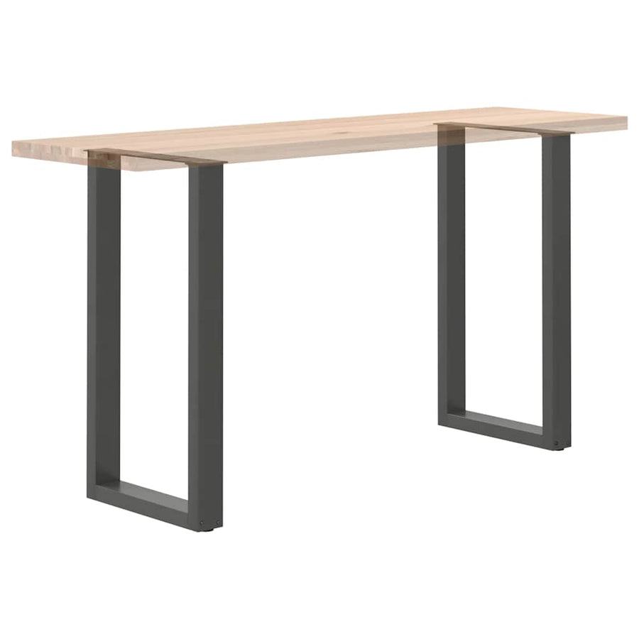 Salontafelpoten 2 st U-vormig 40x(90-91) cm staal antraciet