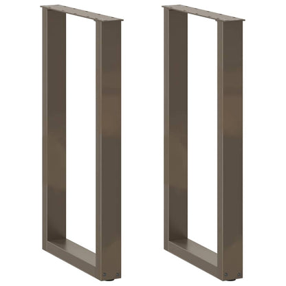 Bartafelpoten 2 st U-vormig 40x(90-91) cm staal naturel