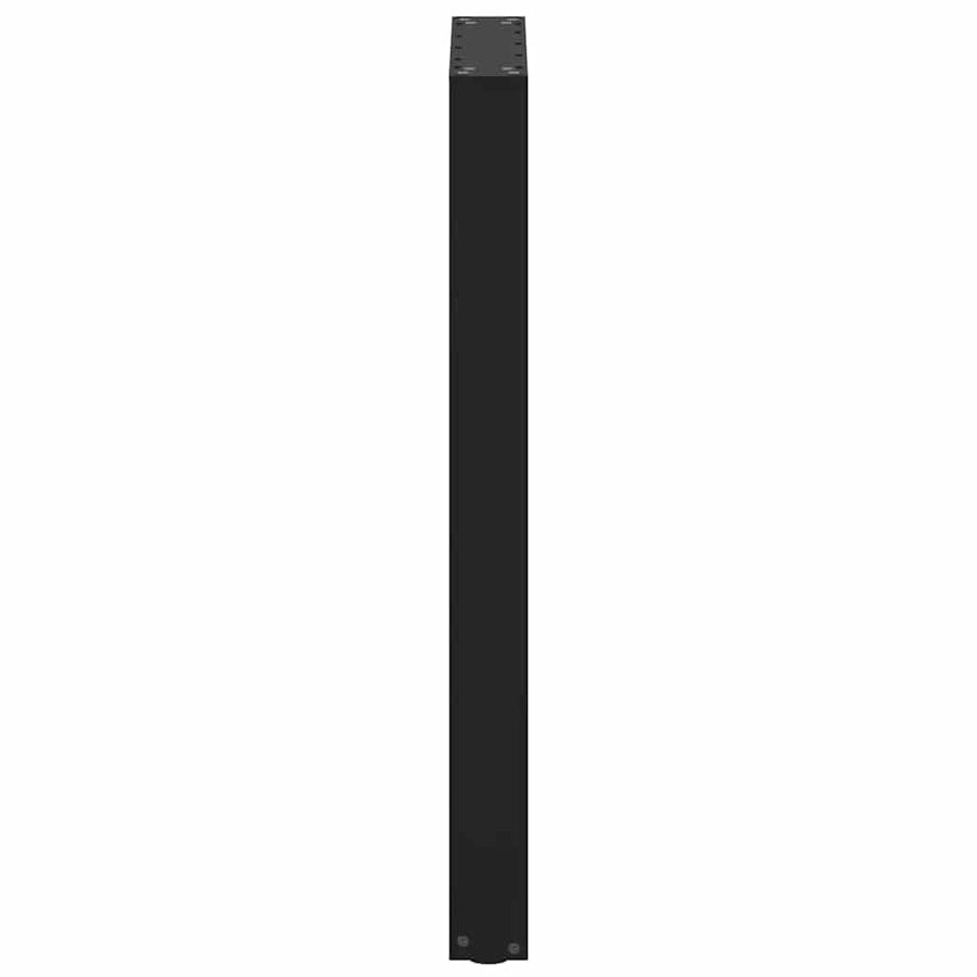 Salontafelpoten 2 st U-vormig 50x(90-91) cm staal zwart