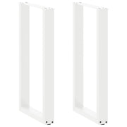 Bartafelpoten 2 st U-vormig 50x90 cm staal wit
